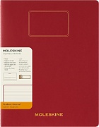 Zeszyt Moleskine Student Cahier XXL (21.6X27.9 cm) w Linie Czerwony/Szkarłatny (Moleskine Student XXL Ruled Scarled Red Soft Cover) - 8056999276874